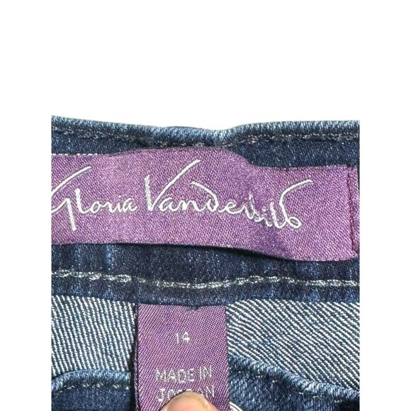 Gloria Vanerbilt Amanda Jeans Blue Size 14 - Picture 3 of 9